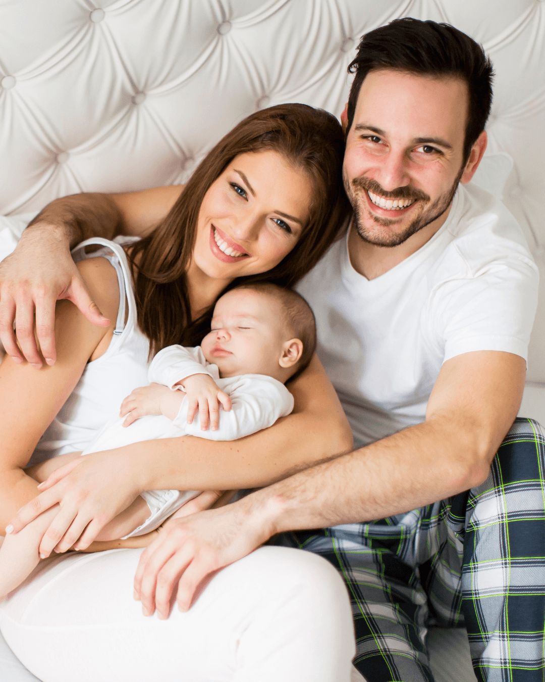 A family together, illustrating what life insurance is designed to protect
